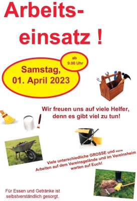 Arbeitseinsatz April 2023